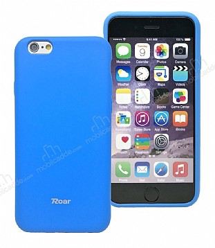 Roar Jelly iPhone 6 / 6S Mavi Silikon Klf