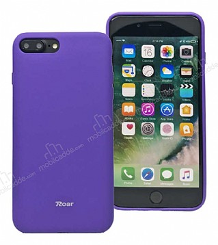 Roar Jelly iPhone 7 Plus / 8 Plus Mor Silikon Klf