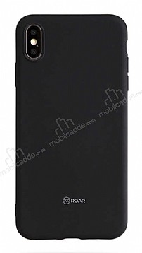 Roar Jelly iPhone X / XS Siyah Silikon Klf