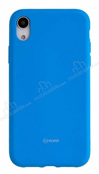 Roar Jelly iPhone XR Mavi Silikon Klf