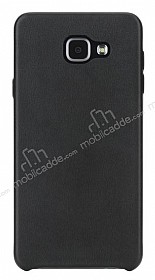 Rock Samsung Galaxy A5 2016 Siyah Deri Rubber Klf