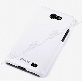 Rock Samsung i9103 Galaxy R NakedShell Beyaz Rubber Klf