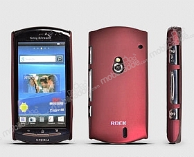 Rock Sony Ericsson Xperia Neo NakedShell Bordo Rubber Klf