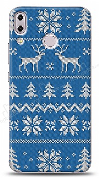 Asus ZenFone 5 ZE620KL Sweater Deer Mavi Klf