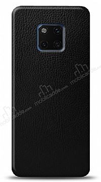 Dafoni Huawei Mate 20 Pro Siyah Deri Grnml Telefon Kaplama