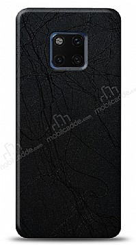 Dafoni Huawei Mate 20 Pro Siyah Electro Deri Grnml Telefon Kaplama