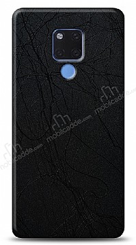 Dafoni Huawei Mate 20 X Siyah Electro Deri Grnml Telefon Kaplama