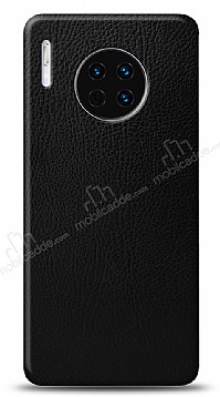 Dafoni Huawei Mate 30 Pro Siyah Deri Grnml Telefon Kaplama