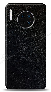 Dafoni Huawei Mate 30 Pro Siyah Parlak Simli Telefon Kaplama