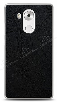Dafoni Huawei Mate 8 Siyah Electro Deri Grnml Telefon Kaplama