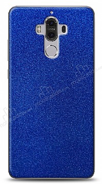 Dafoni Huawei Mate 9 Mavi Parlak Simli Telefon Kaplama