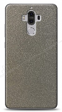 Dafoni Huawei Mate 9 Silver Parlak Simli Telefon Kaplama