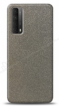Dafoni Huawei P smart 2021 Silver Parlak Simli Telefon Kaplama