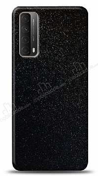 Dafoni Huawei P smart 2021 Siyah Parlak Simli Telefon Kaplama