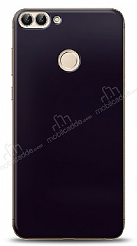Dafoni Huawei P Smart Metalik Parlak Grnml Mor Telefon Kaplama