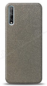 Dafoni Huawei P Smart S Silver Parlak Simli Telefon Kaplama