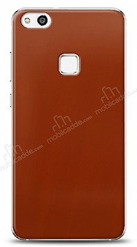 Dafoni Huawei P10 Lite Metalik Parlak Grnml Krmz Telefon Kaplama