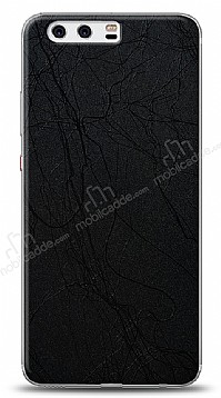 Dafoni Huawei P10 Plus Siyah Electro Deri Grnml Telefon Kaplama