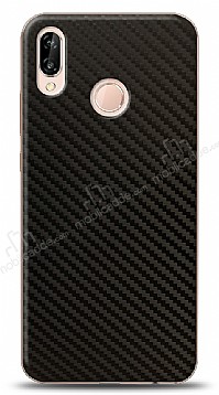Dafoni Huawei P20 Lite Karbon Grnml Telefon Kaplama
