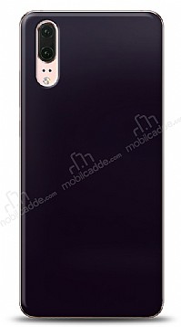 Dafoni Huawei P20 Metalik Parlak Grnml Mor Telefon Kaplama