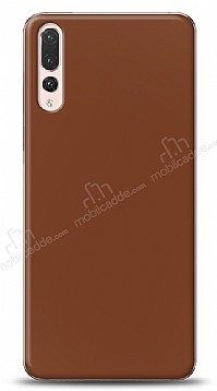 Dafoni Huawei P20 Pro Mat Kahverengi Telefon Kaplama