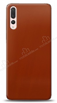 Dafoni Huawei P20 Pro Metalik Parlak Grnml Krmz Telefon Kaplama