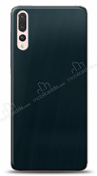 Dafoni Huawei P20 Pro Metalik Parlak Grnml Mavi Telefon Kaplama