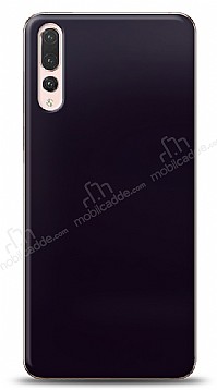 Dafoni Huawei P20 Pro Metalik Parlak Grnml Mor Telefon Kaplama