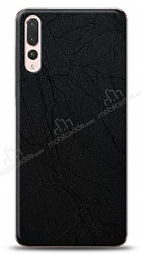 Dafoni Huawei P20 Pro Siyah Electro Deri Grnml Telefon Kaplama