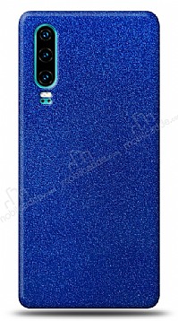 Dafoni Huawei P30 Mavi Parlak Simli Telefon Kaplama