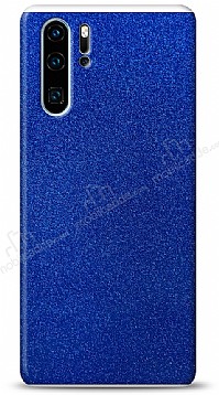 Dafoni Huawei P30 Pro Mavi Parlak Simli Telefon Kaplama
