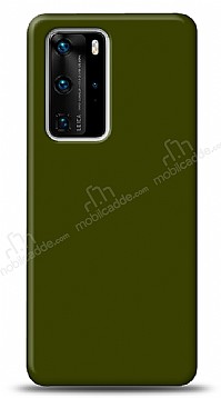 Dafoni Huawei P40 Pro Mat Ak Yeil Telefon Kaplama
