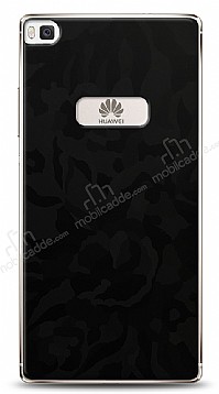 Dafoni Huawei P8 Siyah Kamuflaj Telefon Kaplama