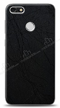 Dafoni Huawei P9 Lite Mini Siyah Electro Deri Grnml Telefon Kaplama