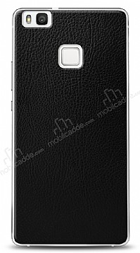 Dafoni Huawei P9 Lite Siyah Deri Grnml Telefon Kaplama