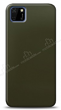 Dafoni Huawei Y5p Metalik Parlak Grnml Koyu Yeil Telefon Kaplama