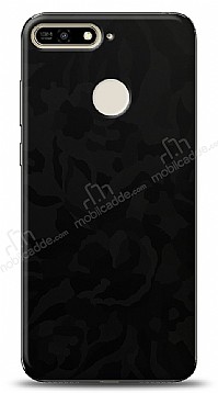Dafoni Huawei Y6 2018 Siyah Kamuflaj Telefon Kaplama