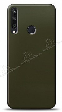 Dafoni Huawei Y6p Metalik Parlak Grnml Koyu Yeil Telefon Kaplama