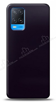 Dafoni Oppo A54 4G Metalik Parlak Grnml Mor Telefon Kaplama