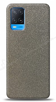 Dafoni Oppo A54 4G Silver Parlak Simli Telefon Kaplama