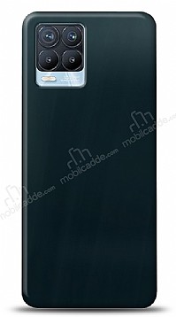 Dafoni Realme 8 Pro Metalik Parlak Grnml Mavi Telefon Kaplama