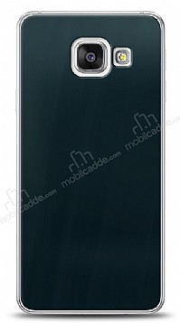 Dafoni Samsung Galaxy A3 2016 Metalik Parlak Grnml Mavi Telefon Kaplama