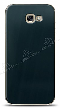 Dafoni Samsung Galaxy A3 2017 Metalik Parlak Grnml Mavi Telefon Kaplama