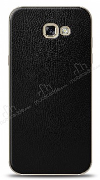 Dafoni Samsung Galaxy A3 2017 Siyah Deri Grnml Telefon Kaplama