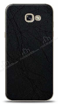 Dafoni Samsung Galaxy A3 2017 Siyah Electro Deri Grnml Telefon Kaplama