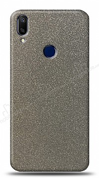 Dafoni Samsung Galaxy A40 Silver Parlak Simli Telefon Kaplama