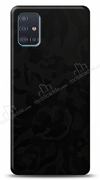 Dafoni Samsung Galaxy A51 Siyah Kamuflaj Telefon Kaplama