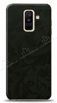 Dafoni Samsung Galaxy A6 Plus 2018 Yeil Kamuflaj Telefon Kaplama