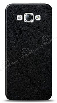 Dafoni Samsung Galaxy A8 Siyah Electro Deri Grnml Telefon Kaplama