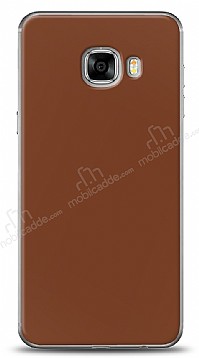 Dafoni Samsung Galaxy C5 Mat Kahverengi Telefon Kaplama